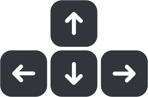 Keyboard navigation hint